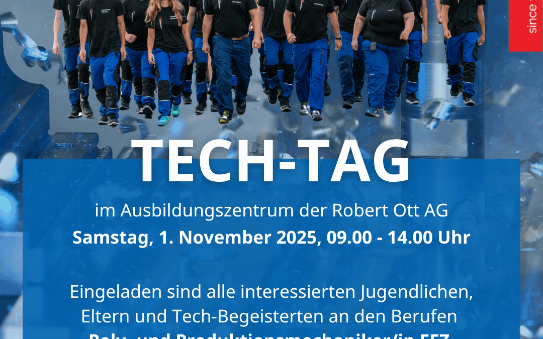 Tech-Tag im Ausbildungszentrum der Robert Ott AG